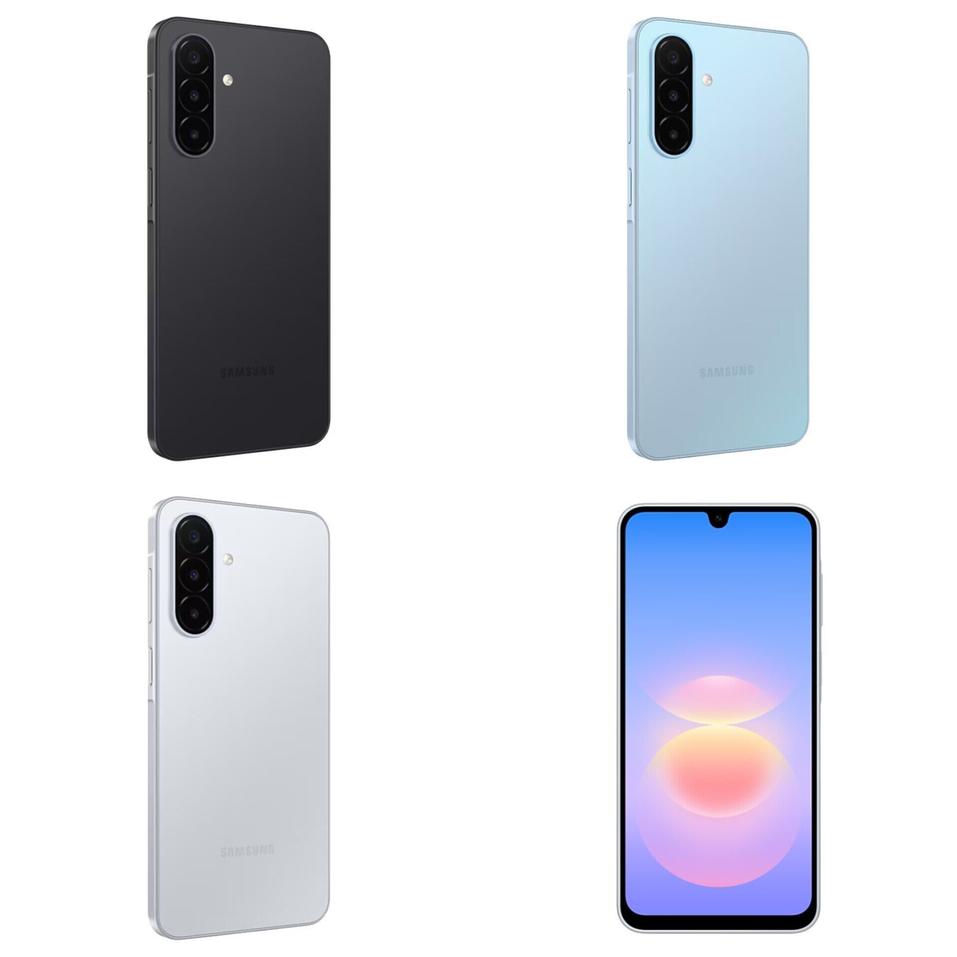 Samsung Galaxy A18 4G提供灰色、淺藍色及黑色選擇