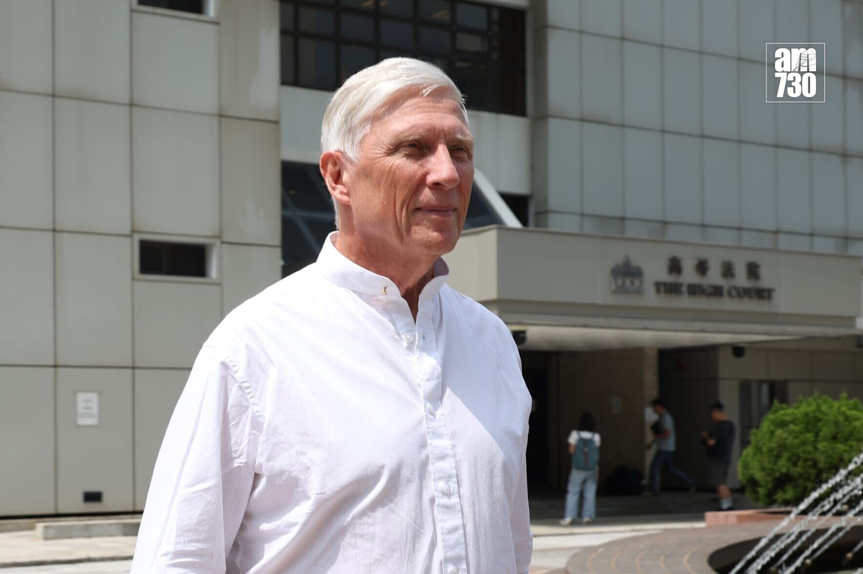 大律師Trevor Beel代表蔡天鳳前大伯鄺港傑。(周令知攝)