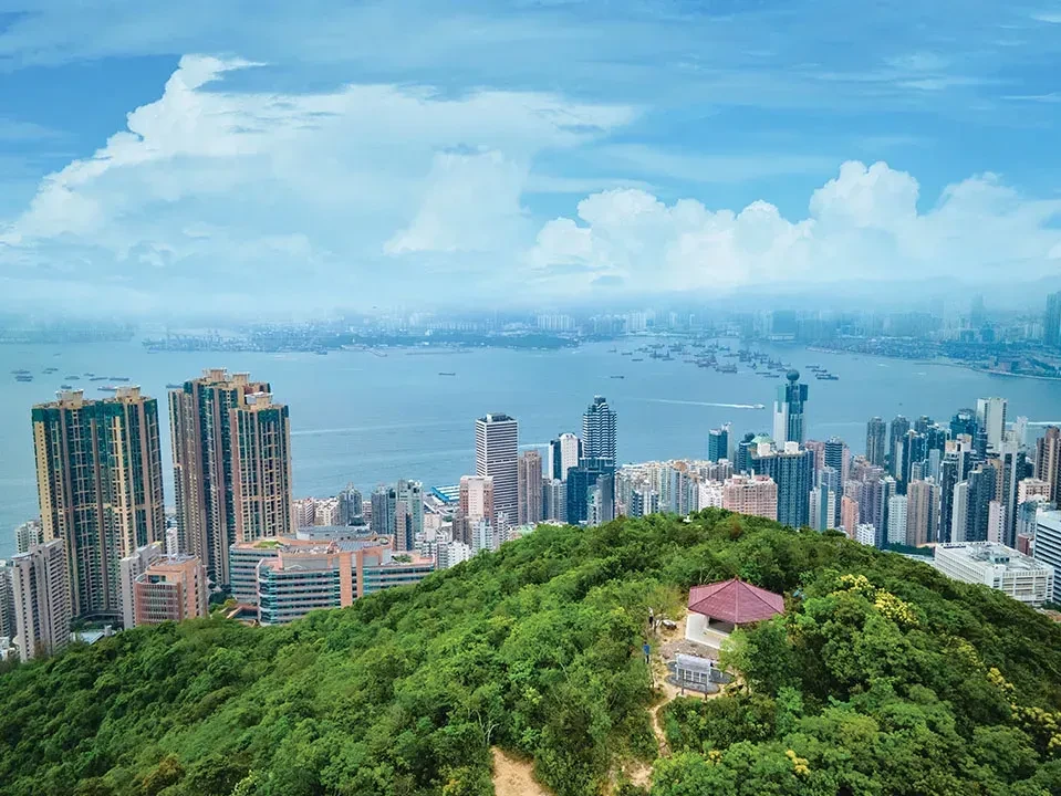 香港島龍虎山設涼亭(旅發局)