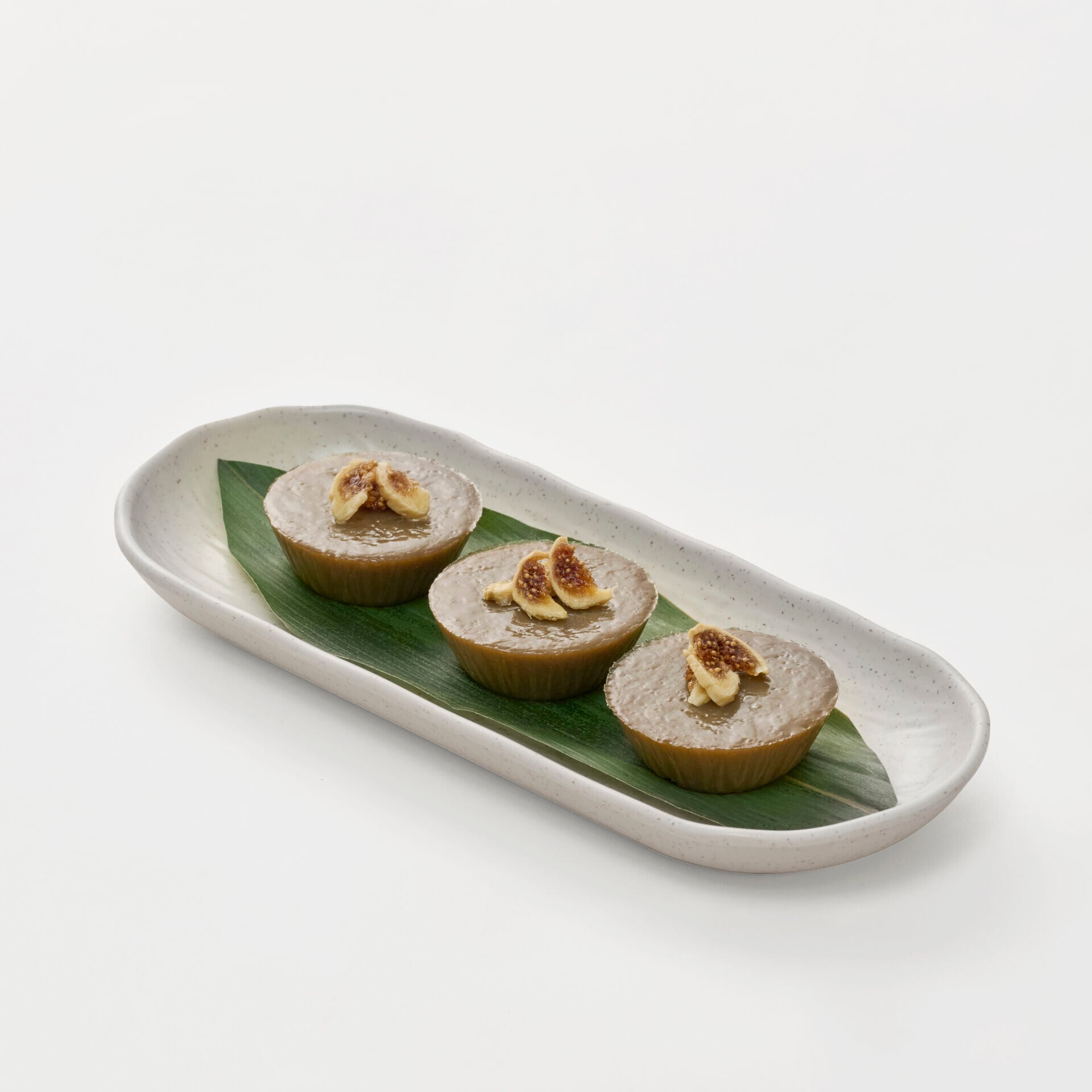 烤茶無花果砵仔糕 Roasted Tea & Fig Steamed Pudding