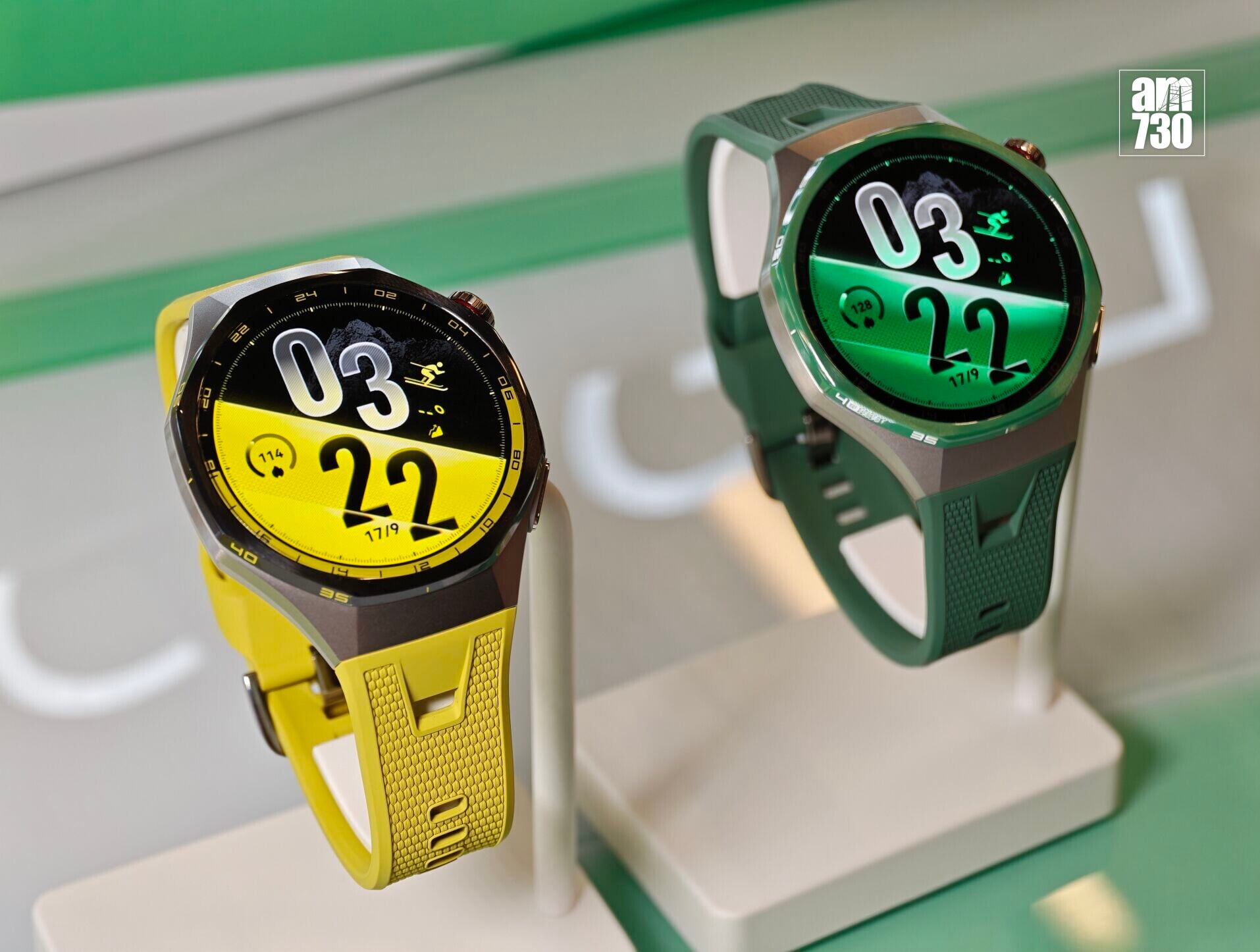 HUAWEI WATCH GT 7 Pro有境野黃及松霜綠配色。
