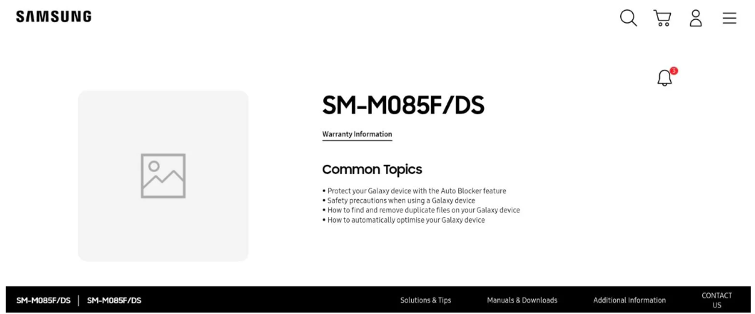 SAMSUNG 似乎正準備推出全新入門手機 Galaxy M08 及 Galaxy F08。這兩款機型的官方支援頁面近日已在印度與孟加拉官網低調上線,型號分別為 SM-M085F/DS 與 SM-E085F/DS。新機延續 4G 雙卡定位,預計最快將於 10 月正式發表。