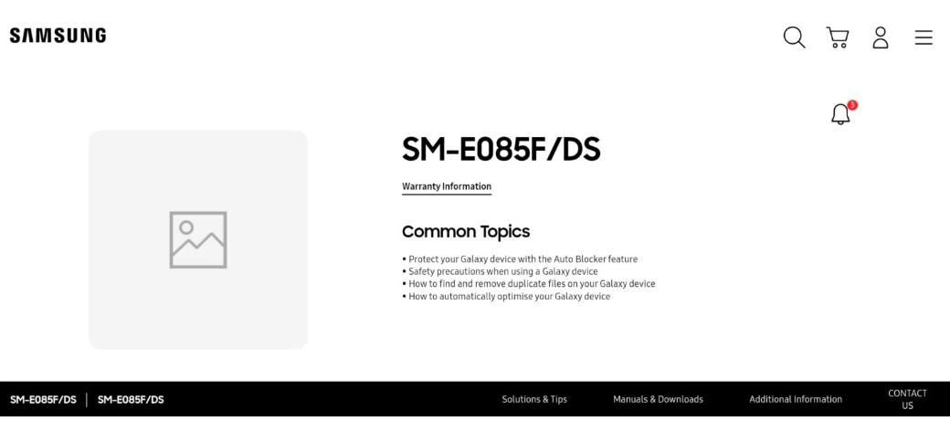 SAMSUNG 似乎正準備推出全新入門手機 Galaxy M08 及 Galaxy F08。這兩款機型的官方支援頁面近日已在印度與孟加拉官網低調上線,型號分別為 SM-M085F/DS 與 SM-E085F/DS。新機延續 4G 雙卡定位,預計最快將於 10 月正式發表。