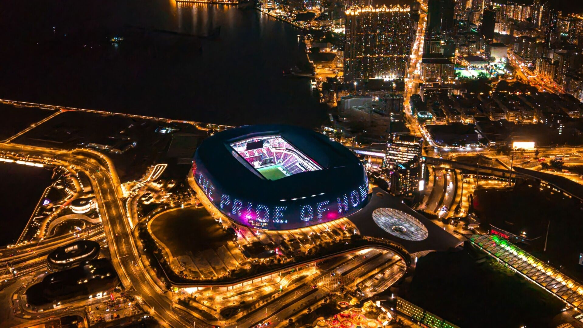 KTSP Asian Games themed light show 4