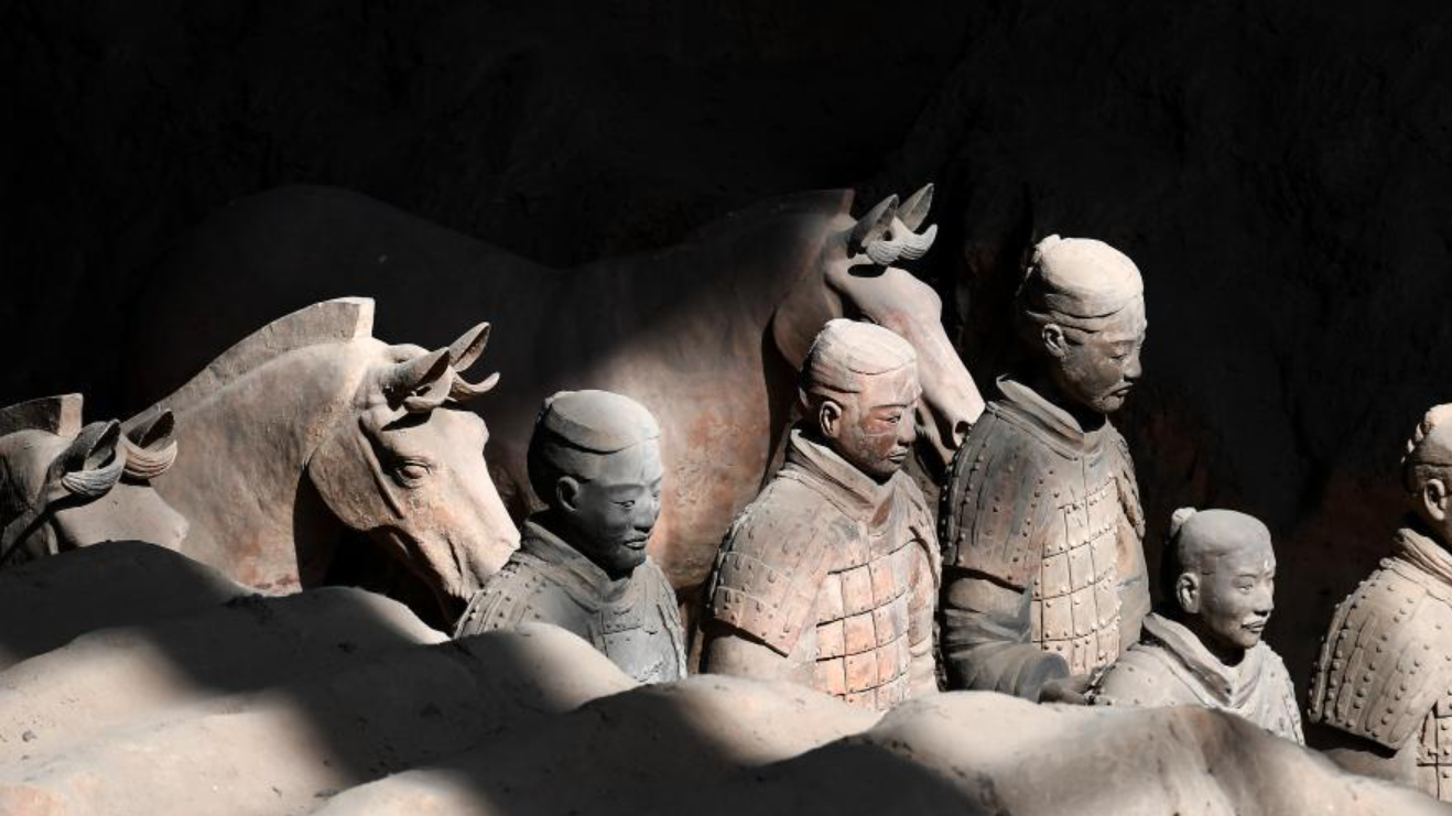 秦始皇陵兵馬俑(新華社資料圖片)