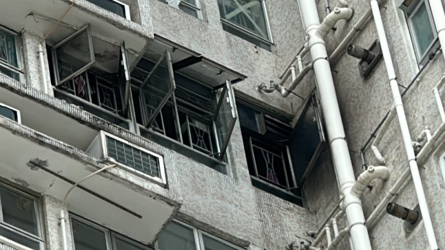 大埔富雅花園1座其中一單位廚房起火冒煙(Threads)