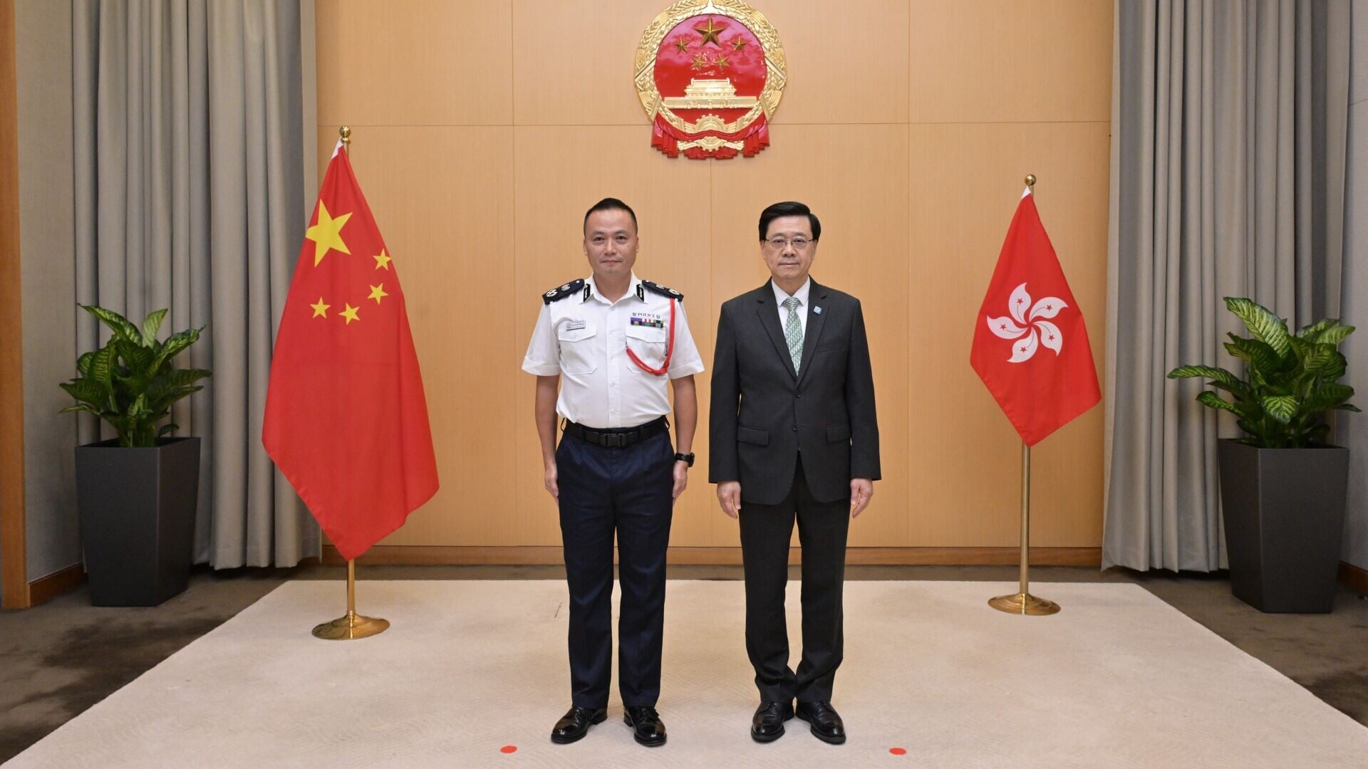 行政長官李家超今日任命江學禮為警務處維護國家安全部門負責人