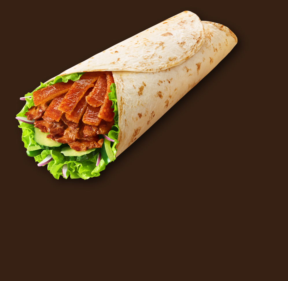 Peking duck wrap art