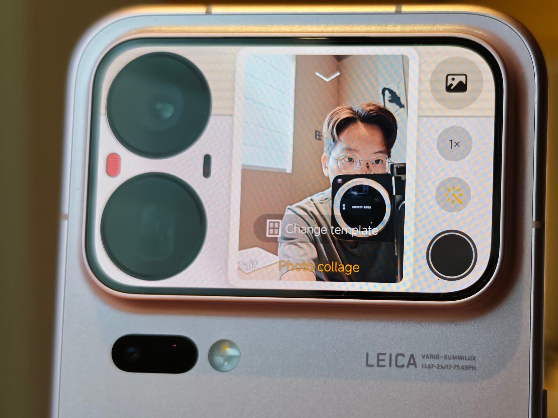 小米Xiaomi 18 Pro背屏人生四格影法。