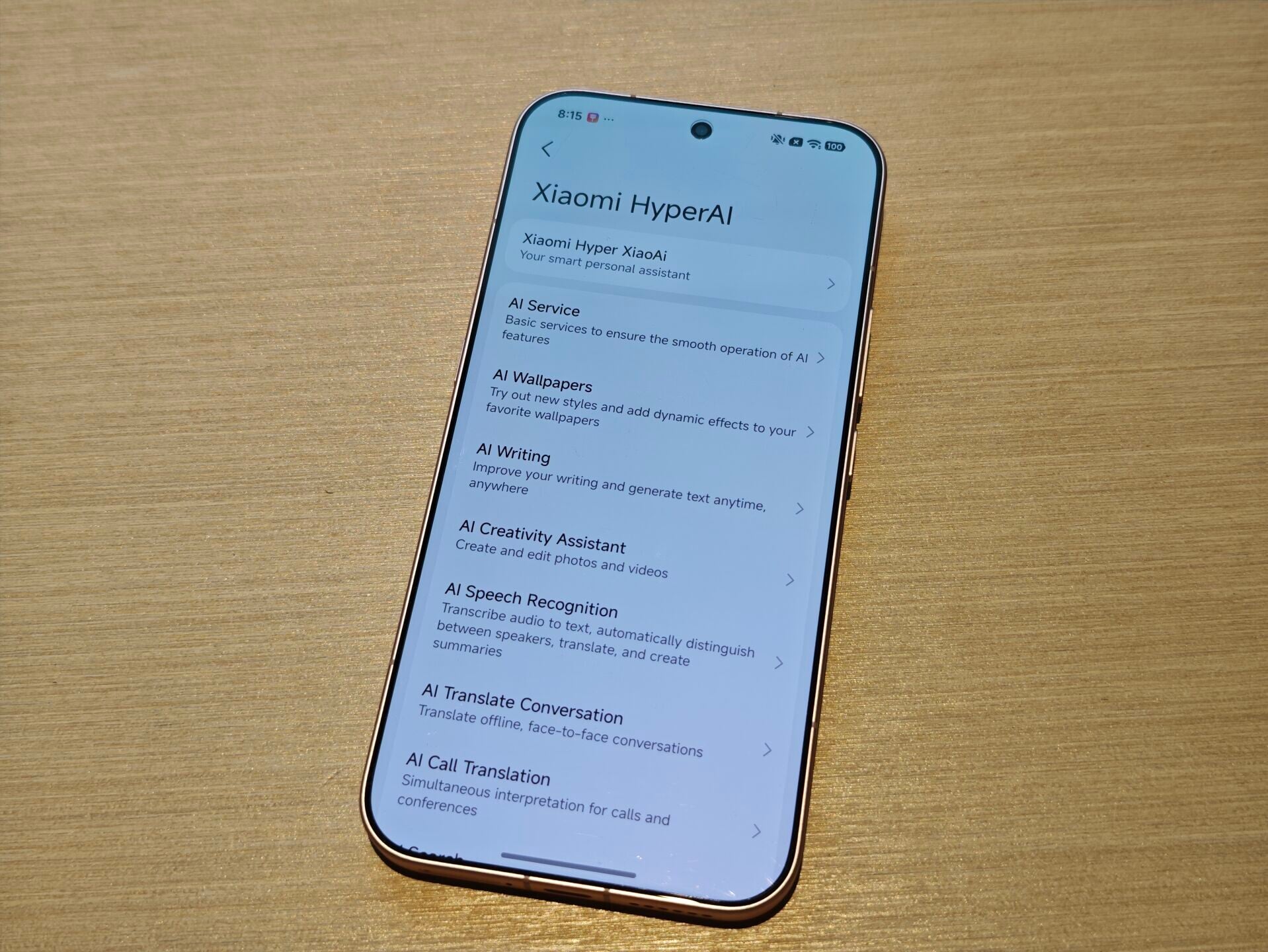 小米Xiaomi 18 Pro系列支援一系列AI功能,部分可離線使用。