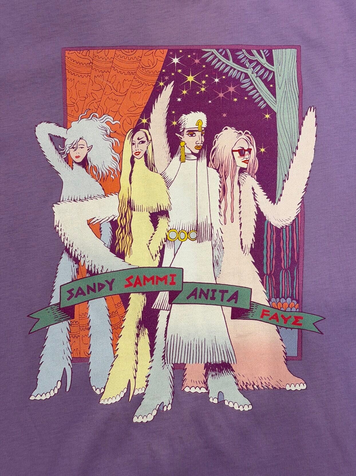 四大天后 T shirt Purple 2