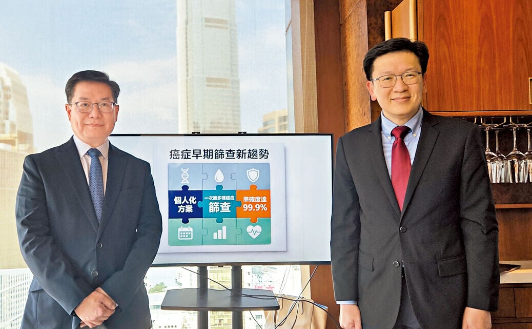 曾慶廉(左)及陳民漢。