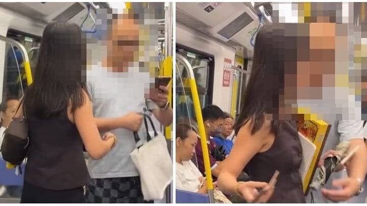 港鐵女乘客指罵一名男乘客涉偷拍，要求對方刪照。男子欲下車逃走，女子上前堵截，港鐵職員及時介入。警方表示人員到場後沒有發現相關相片，案件列作「誤會」，但發現男子為一名通緝人士。（Threads）