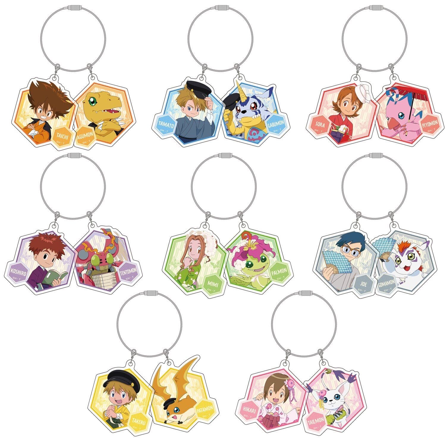 Digimon pair acrylickyeholder