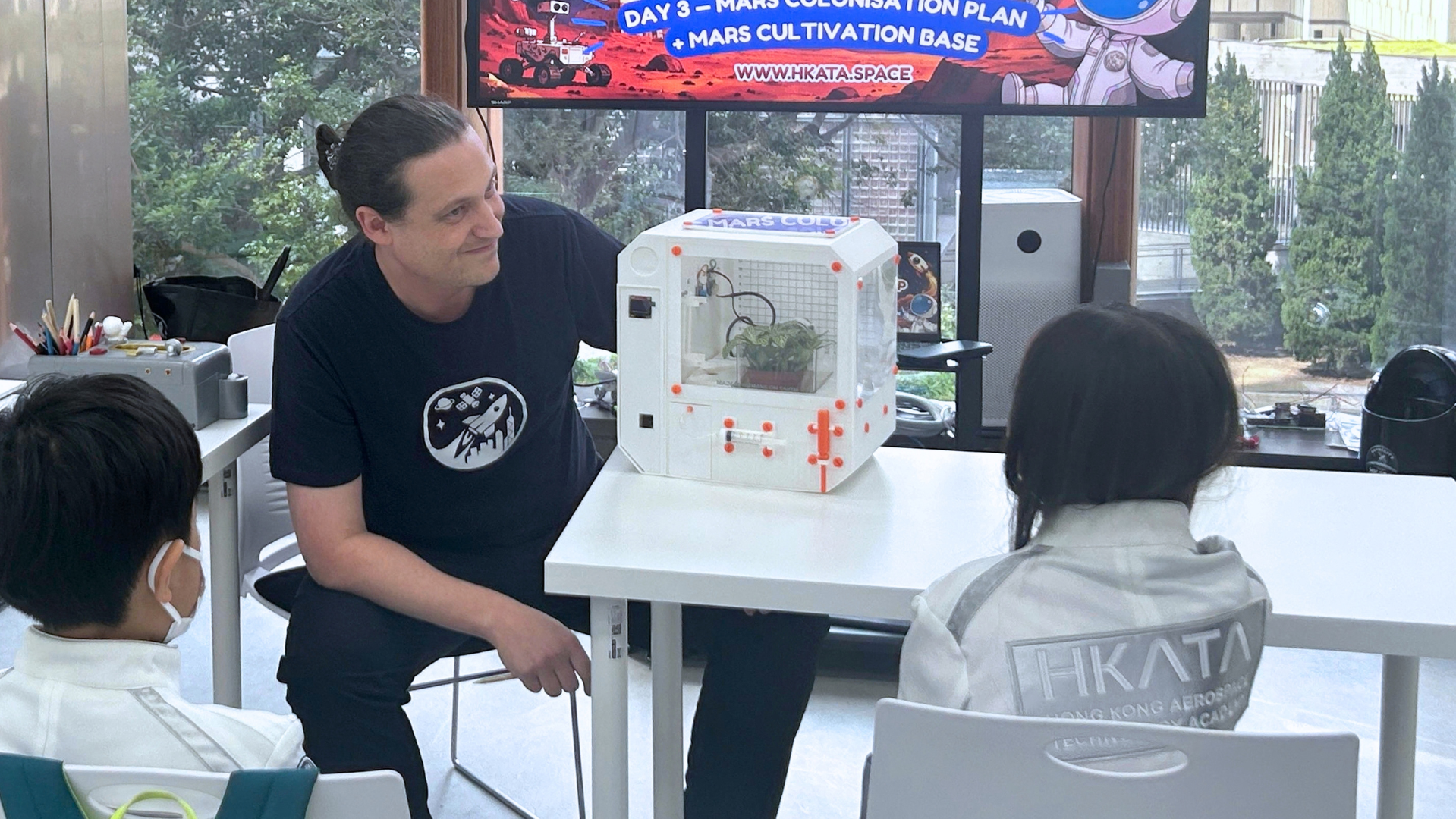 圖片五:「中小學組 AI 航天工程挑戰賽」 太空種植智能舫艙