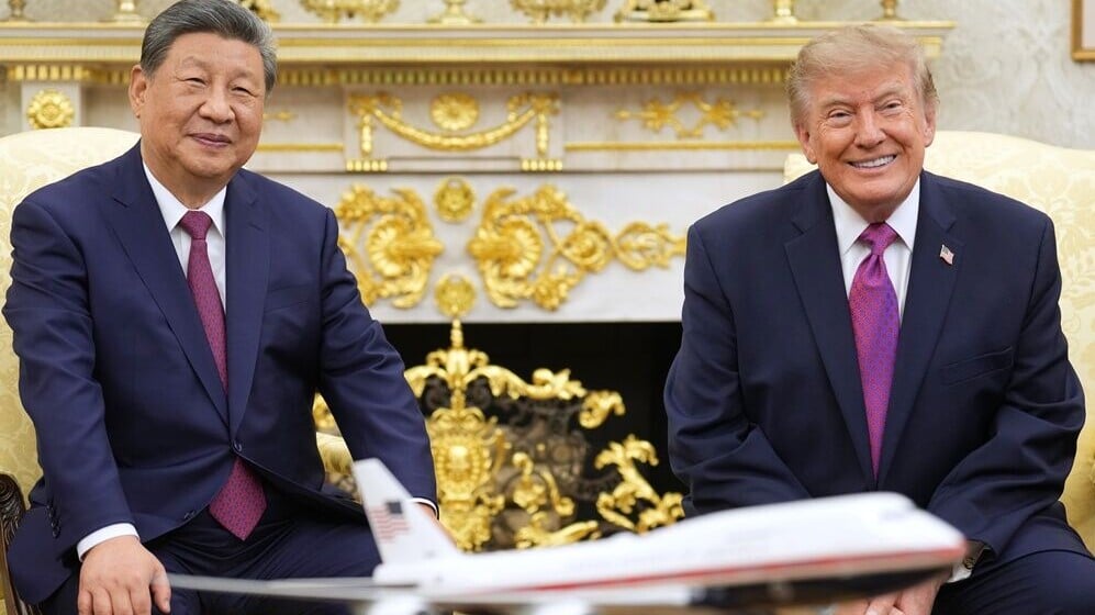 習特會，習近平冀美方堅持反對台獨立場，特朗普：進行了很好的會談。(AP)