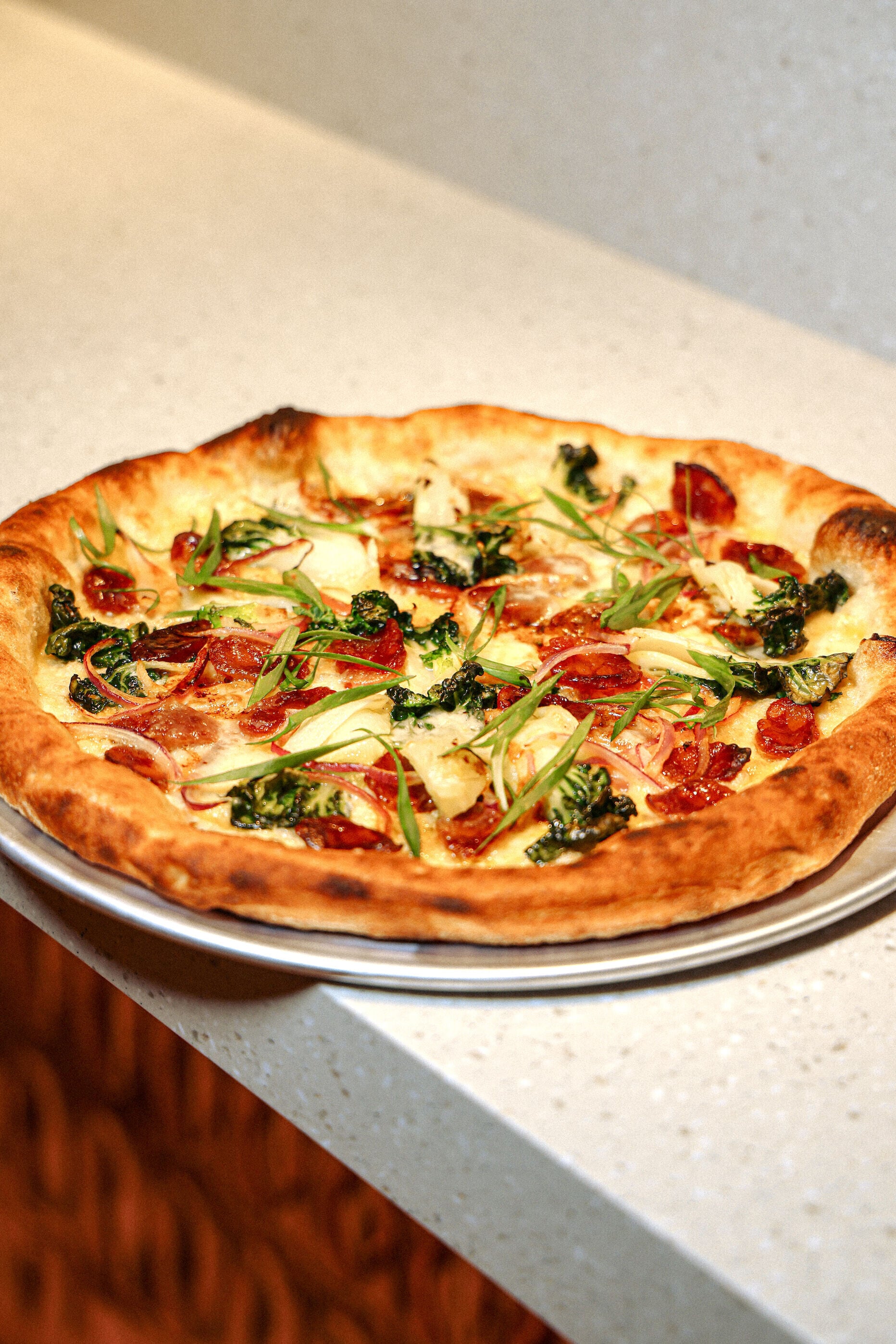 Lap Cheong Pizza 臘腸薄餅 3