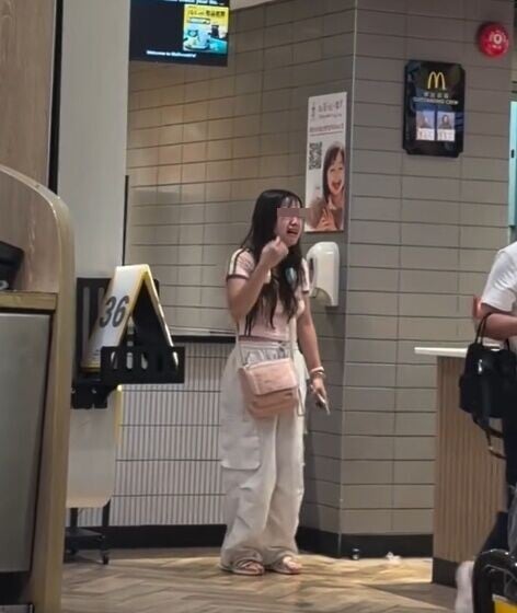 少女哽咽指控女職員「扮受害者」、「扮可憐」。(Threads/taylor_rr02)