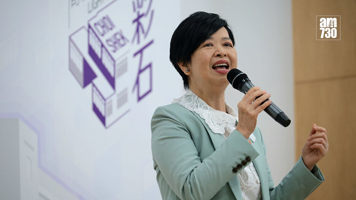 何永賢被問到明年會否留下繼續監督簡約公屋項目完成時，回應稱要做好眼前每一日。(資料圖片／周令知攝)