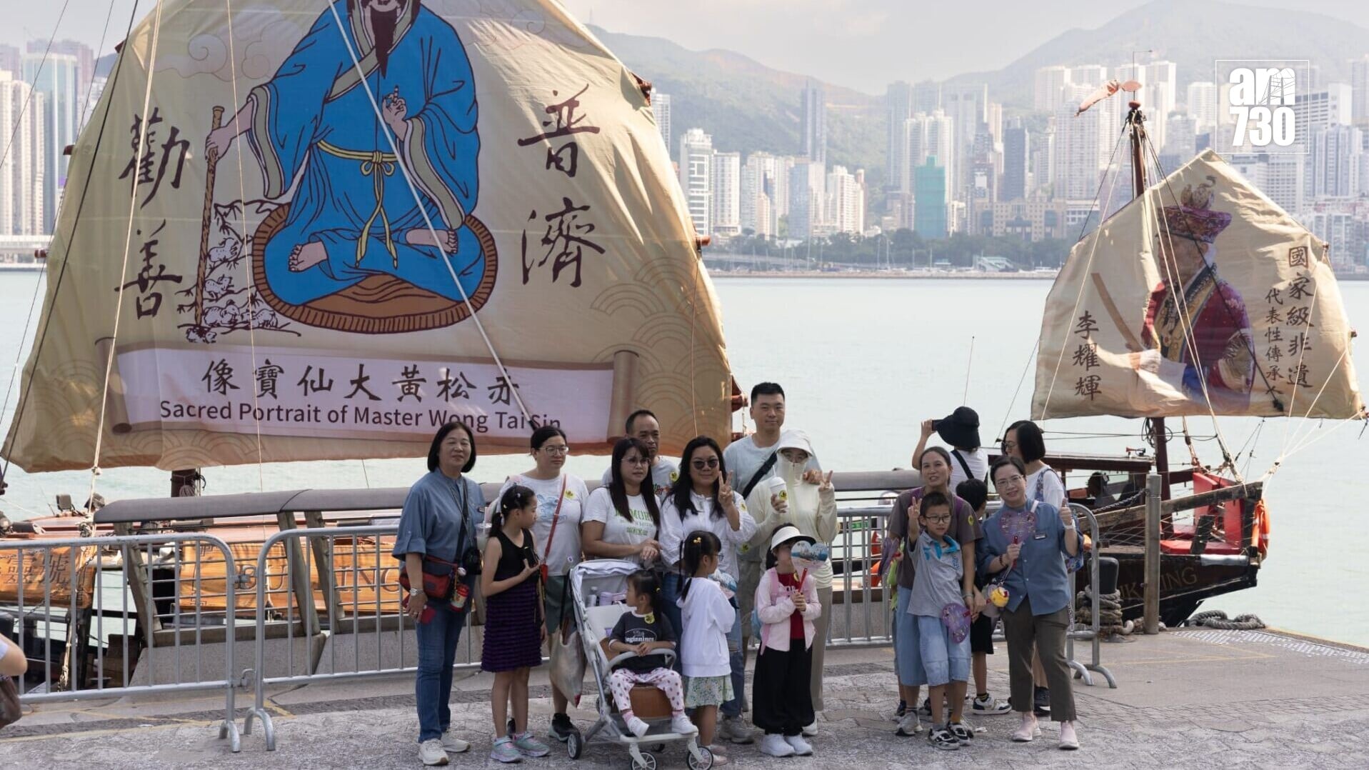 嗇色園舉辦海上文化導賞遊。(蘇文傑攝)