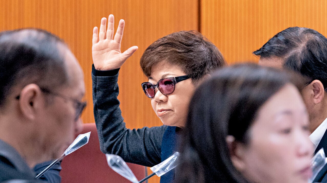 民建聯大埔區議員黃碧嬌