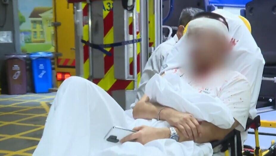 尖沙咀男子遭埋伏「爆樽」浴血送院，警將軍澳隧道截獲可疑車輛。(有線新聞截圖)