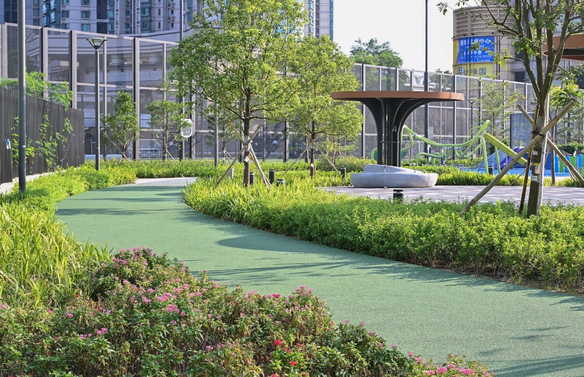 油尖旺區海帆道公園。(政府新聞處)