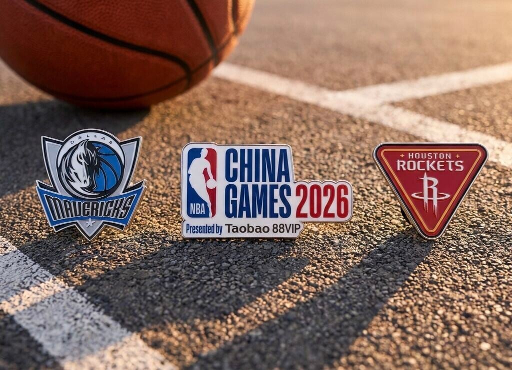 NBA China Games 2026 pins