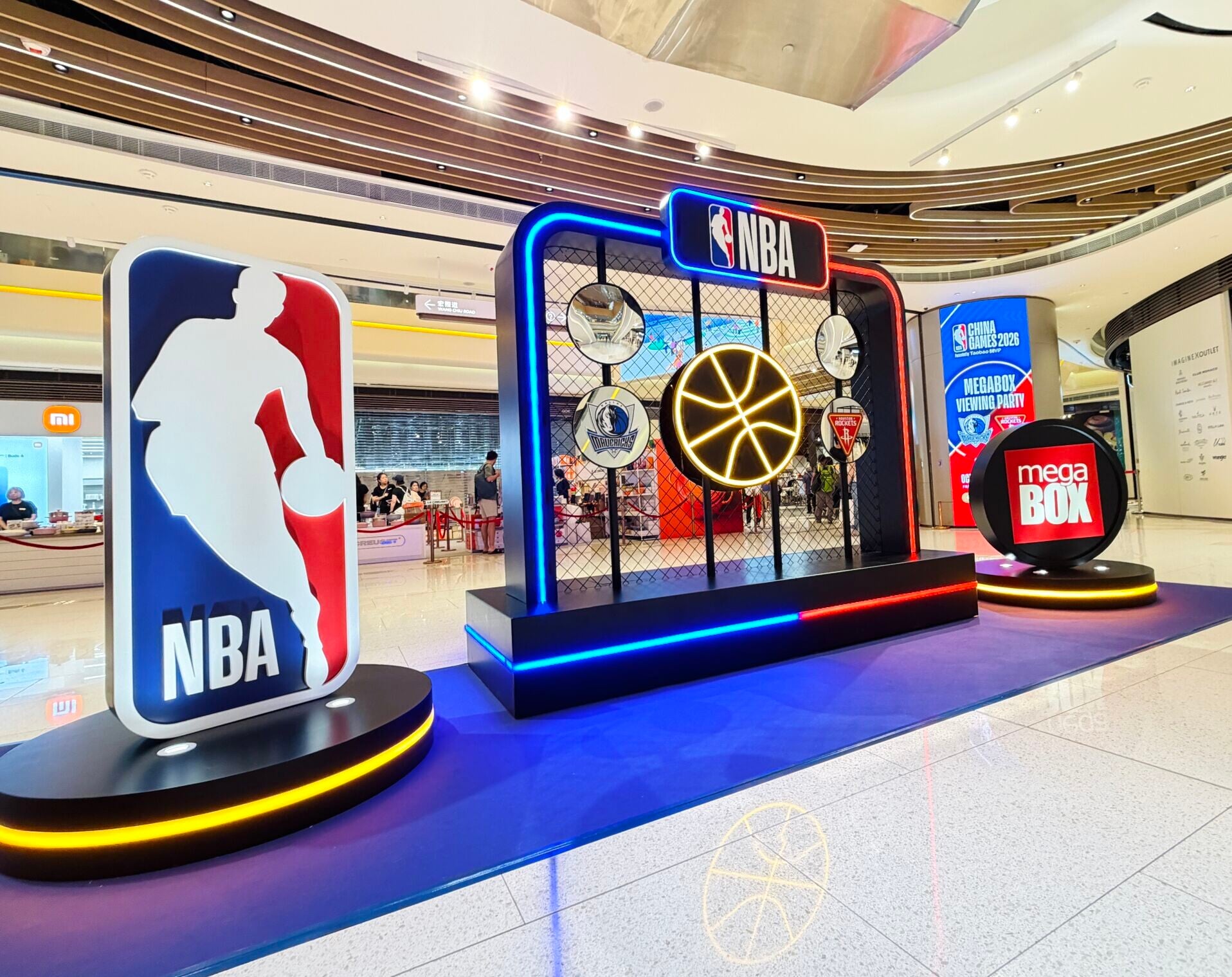 NBA Themed Photo Installations