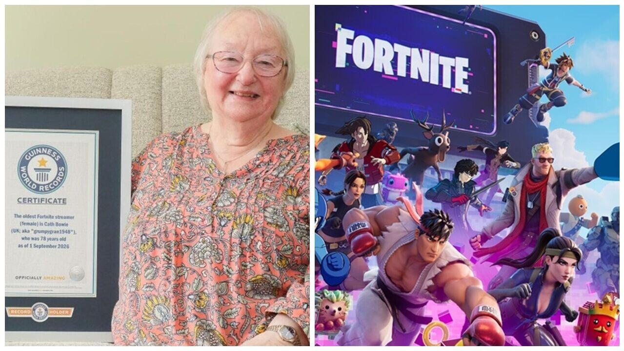 直播《要塞英雄》被孫仔睇死無人睇，78歲婆婆鬥志燃燒成最年長Streamer。