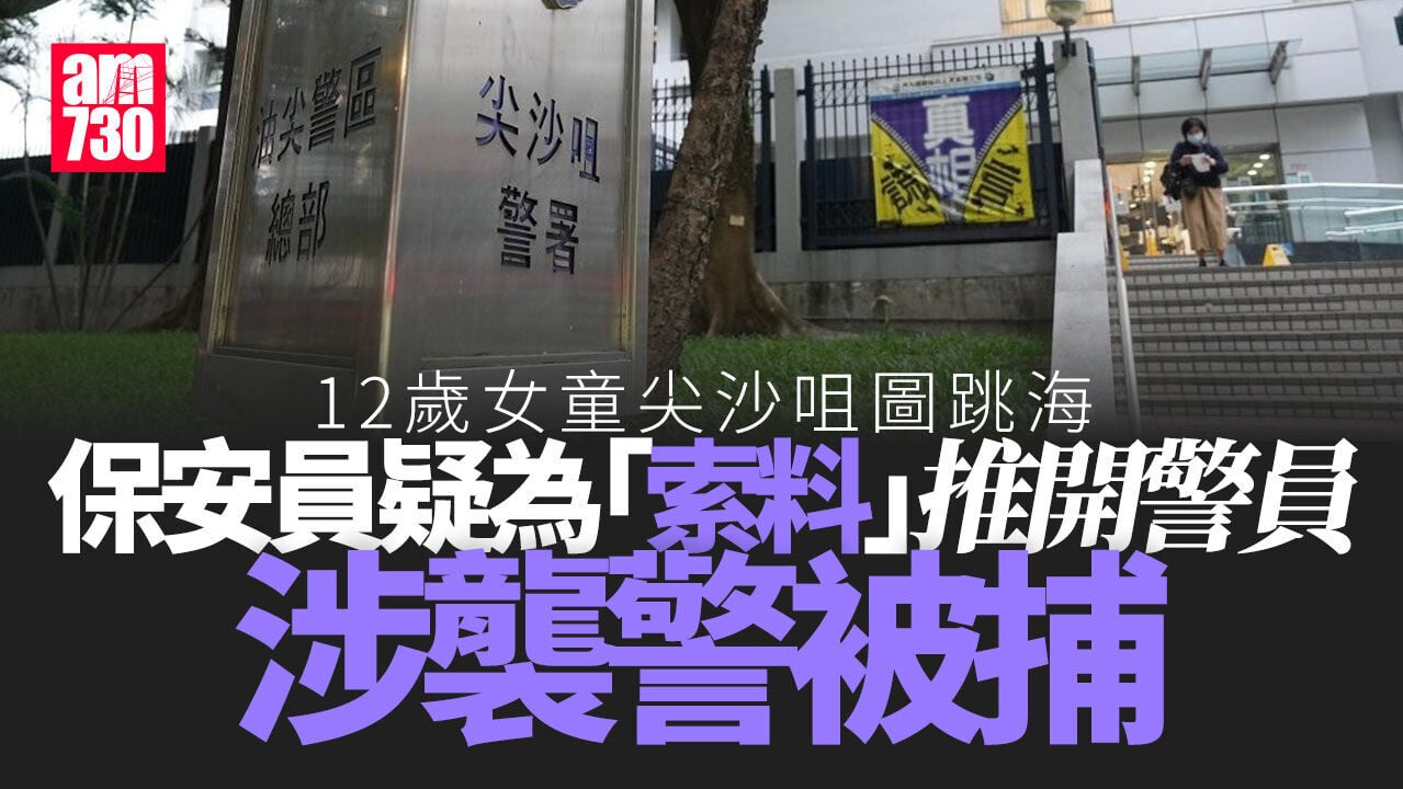 珍惜生命｜12歲女童尖沙咀圖跳海 保安員疑為「索料」涉襲警被捕