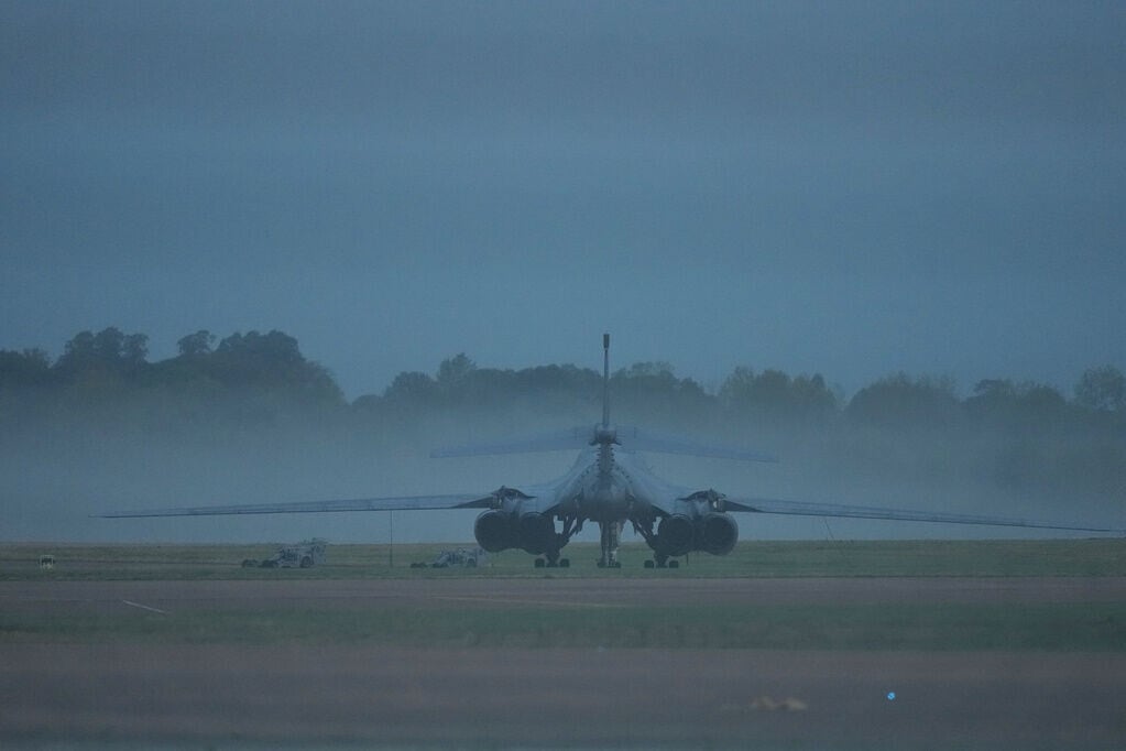 費爾福德皇家空軍基地由英國所有,但長期供美國空軍使用(ap)