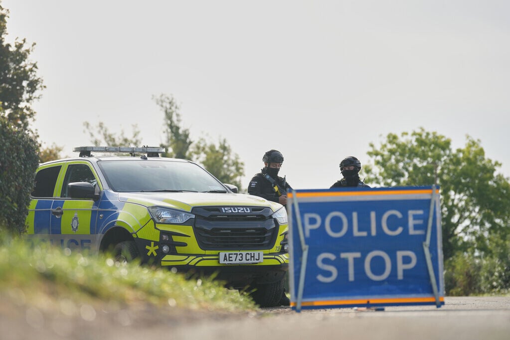 英國西南部費爾福德皇家空軍基地(RAF Fairford)附近近日發生疑似恐佈襲擊事件,當局加強保安(ap)