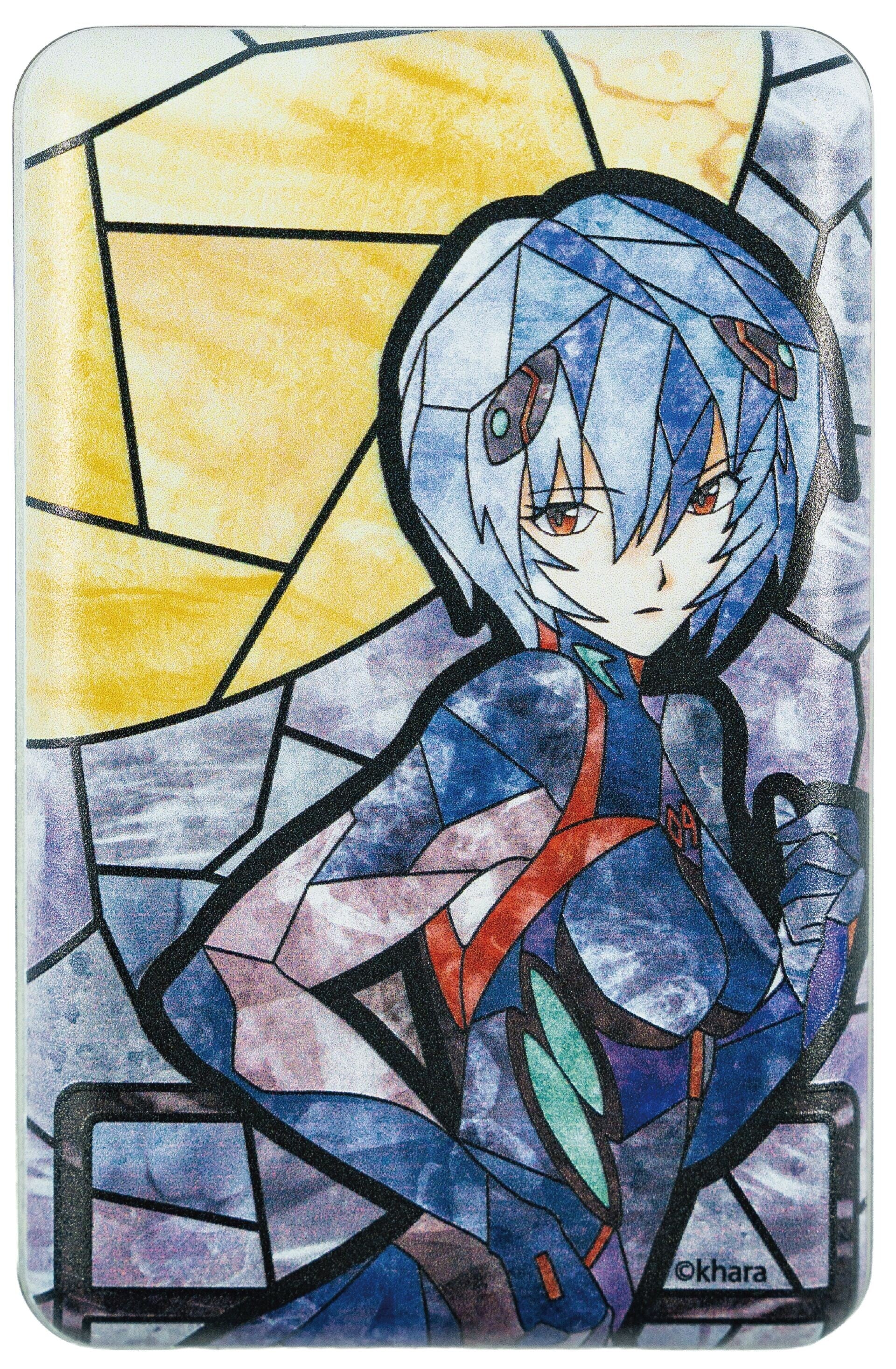 A SAVEWO 救世 X EVANGELION 新世紀福音戰士 MAGCELL 10000MAH WIRELESS POWERBANK 彩繪玻璃系列 (綾波零) SAVEWO MC1003 EVA09 2 (1)