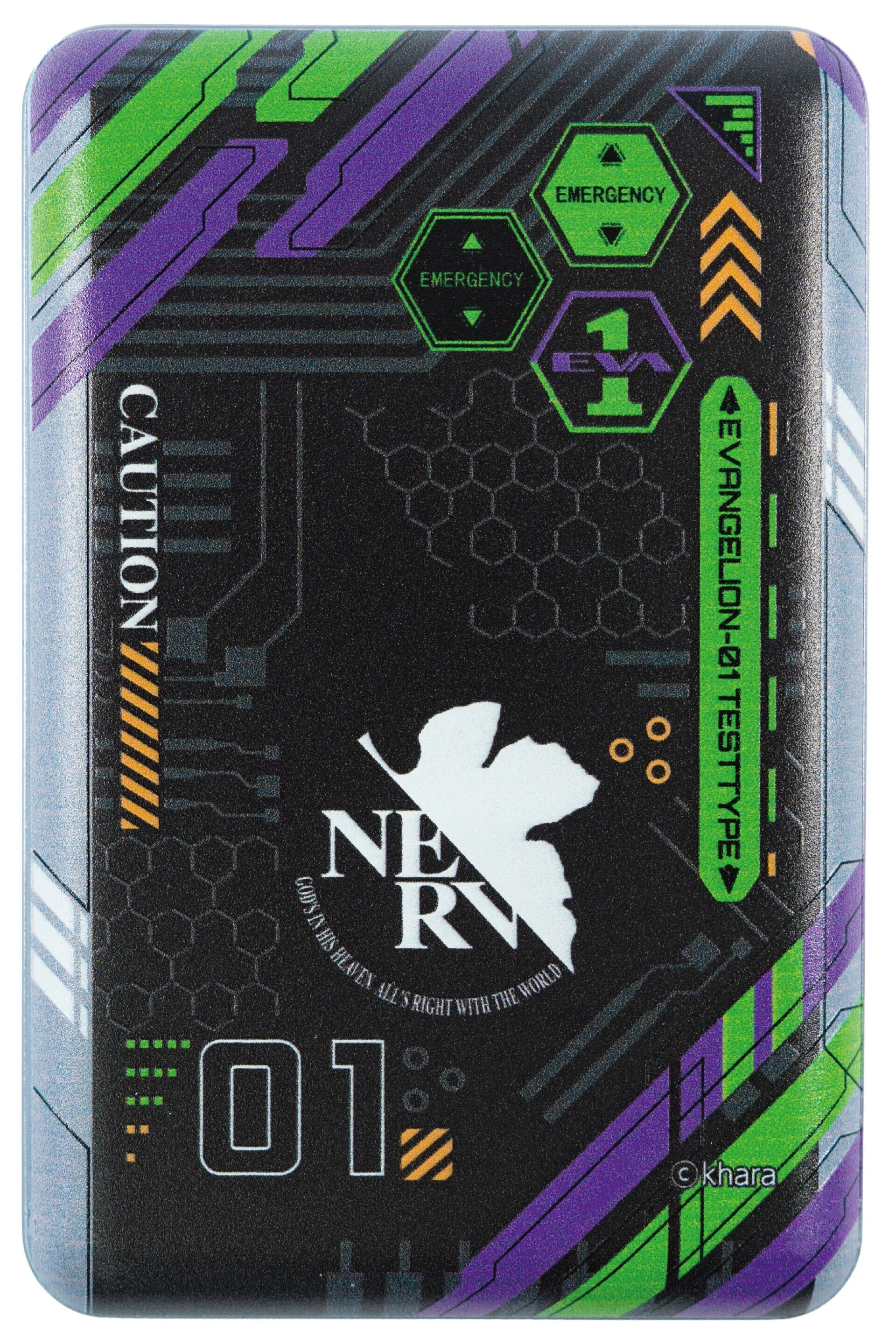 A SAVEWO X EVANGELION MAGCELL ULTRA SLIM 10000MAH WIRELESS POWERBANK 超薄磁吸式無線行動電源 (初號機) SAVEWO MC1003 EVA01 2