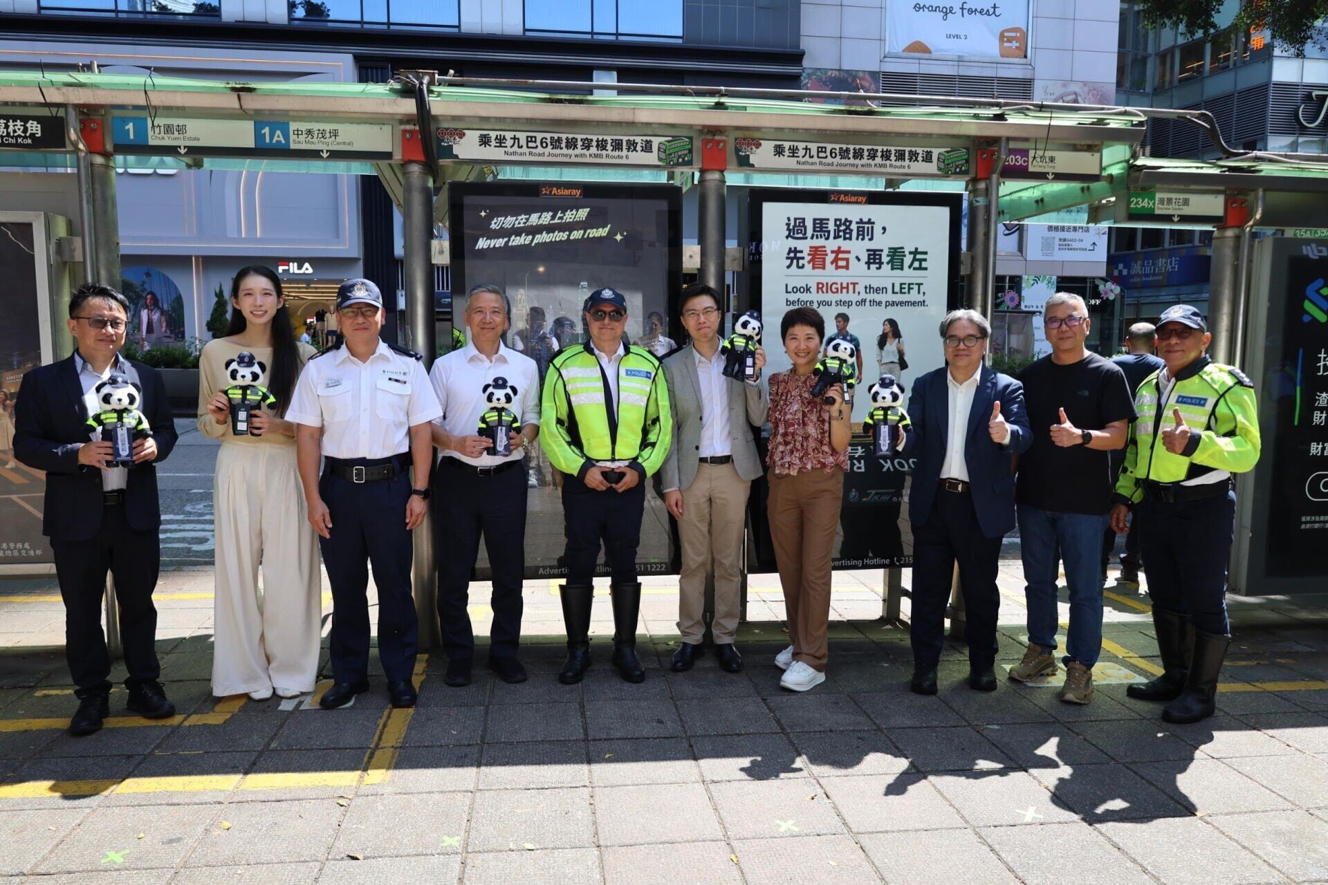 警方西九龍總區交通部展開一系列道路安全宣傳活動