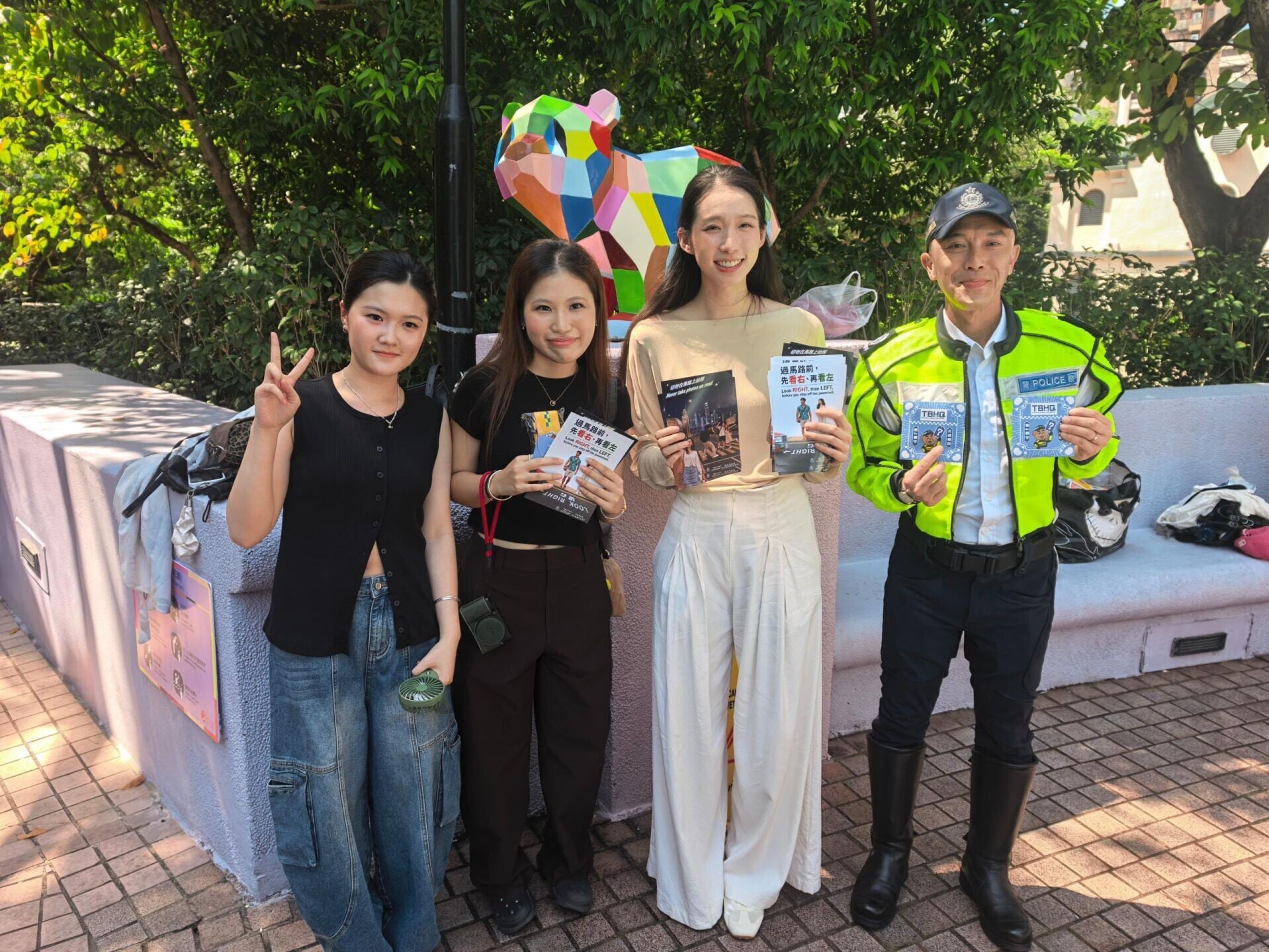 警方西九龍總區交通部展開一系列道路安全宣傳活動
