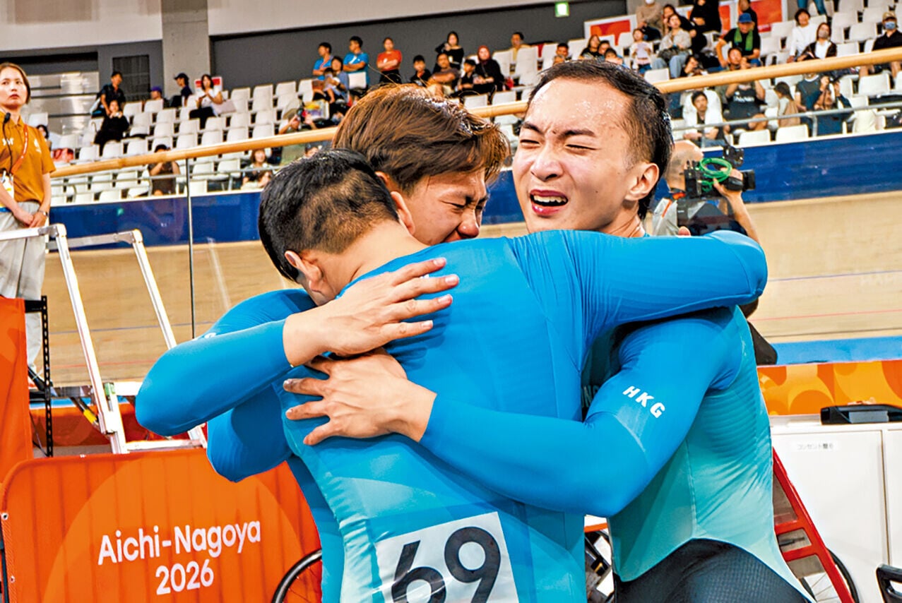名古屋亞運 男子團體競速銅牌 莫沚駿 杜棹熙 翁浚皓