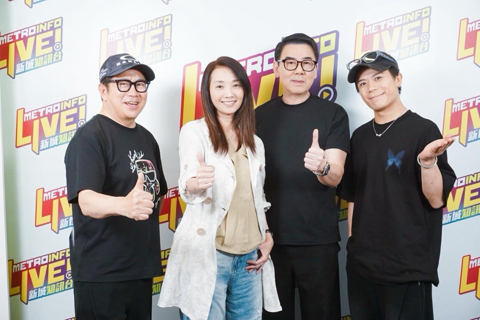 (左起)李有毅、許秋怡、王書麒及李國煒。1