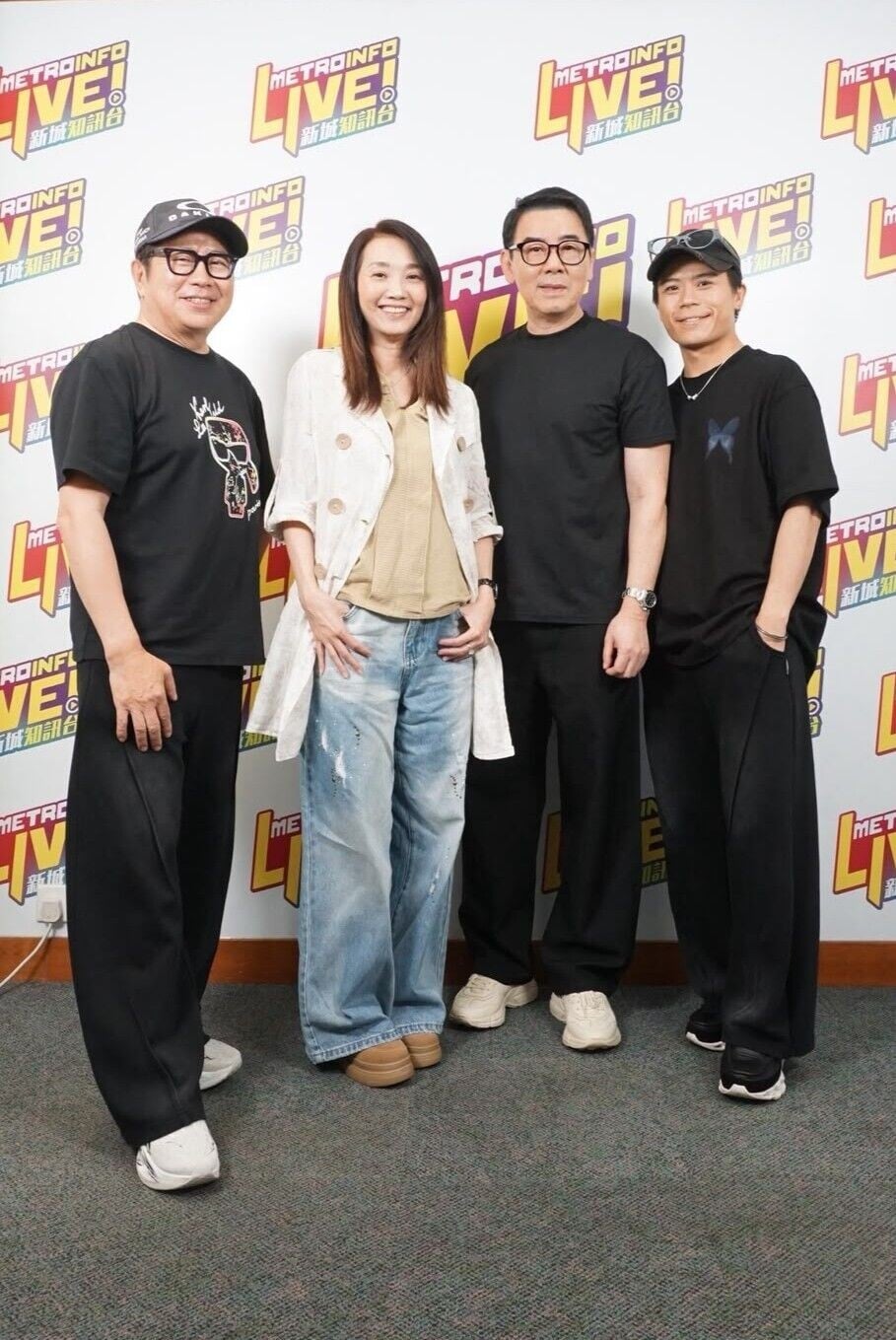 (左起)李有毅、許秋怡、王書麒及李國煒。2