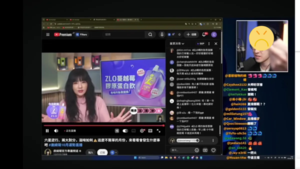 錫蘭直播隔空轟唐綺陽甚至怒比中指。（圖／翻攝YouTube  錫蘭）