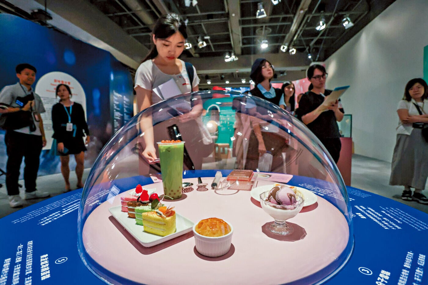 科學館辦創味盤中餐展覽。(鍾式明攝)