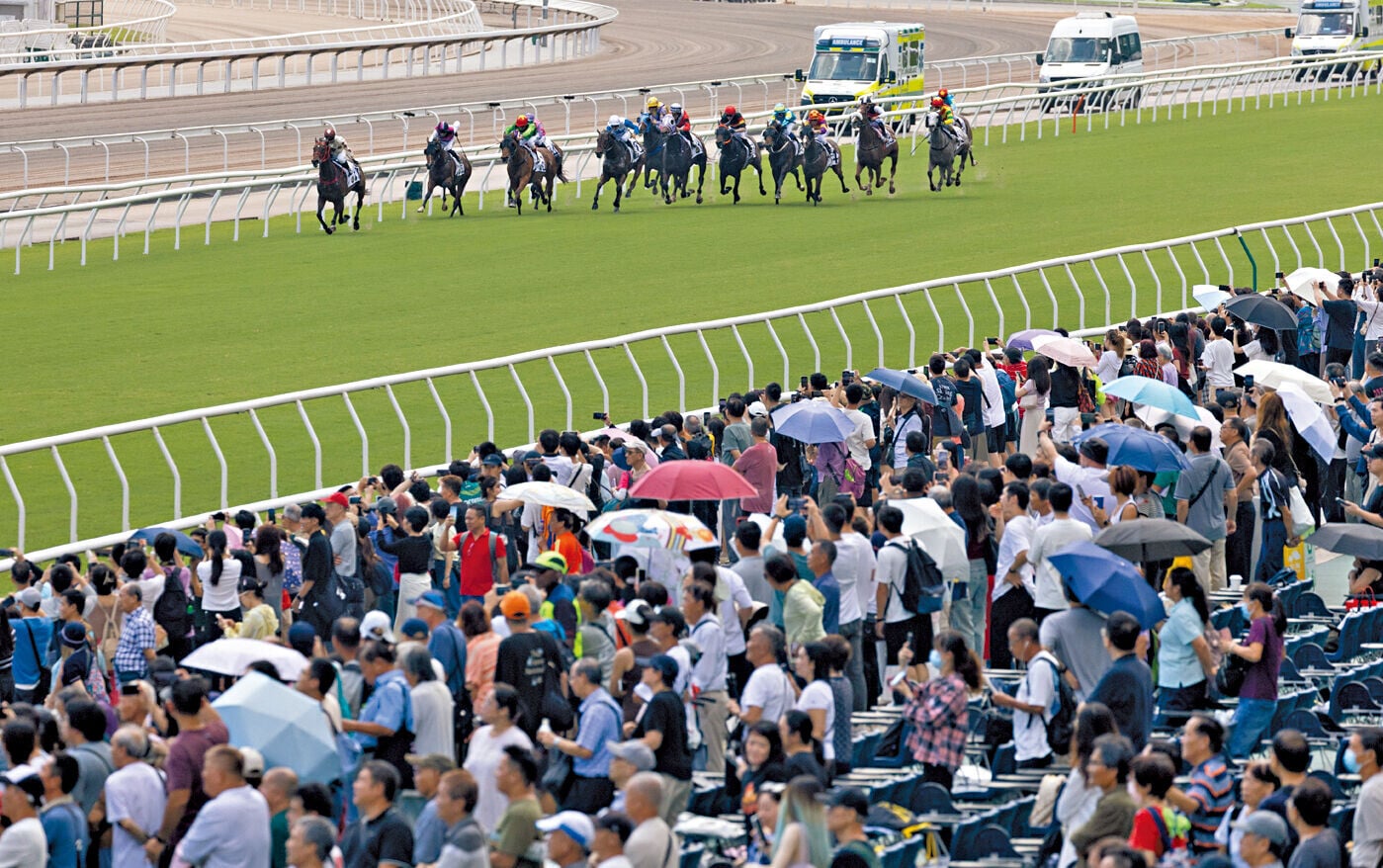 今日賽馬日兩個馬場免費入場。(資料圖片)