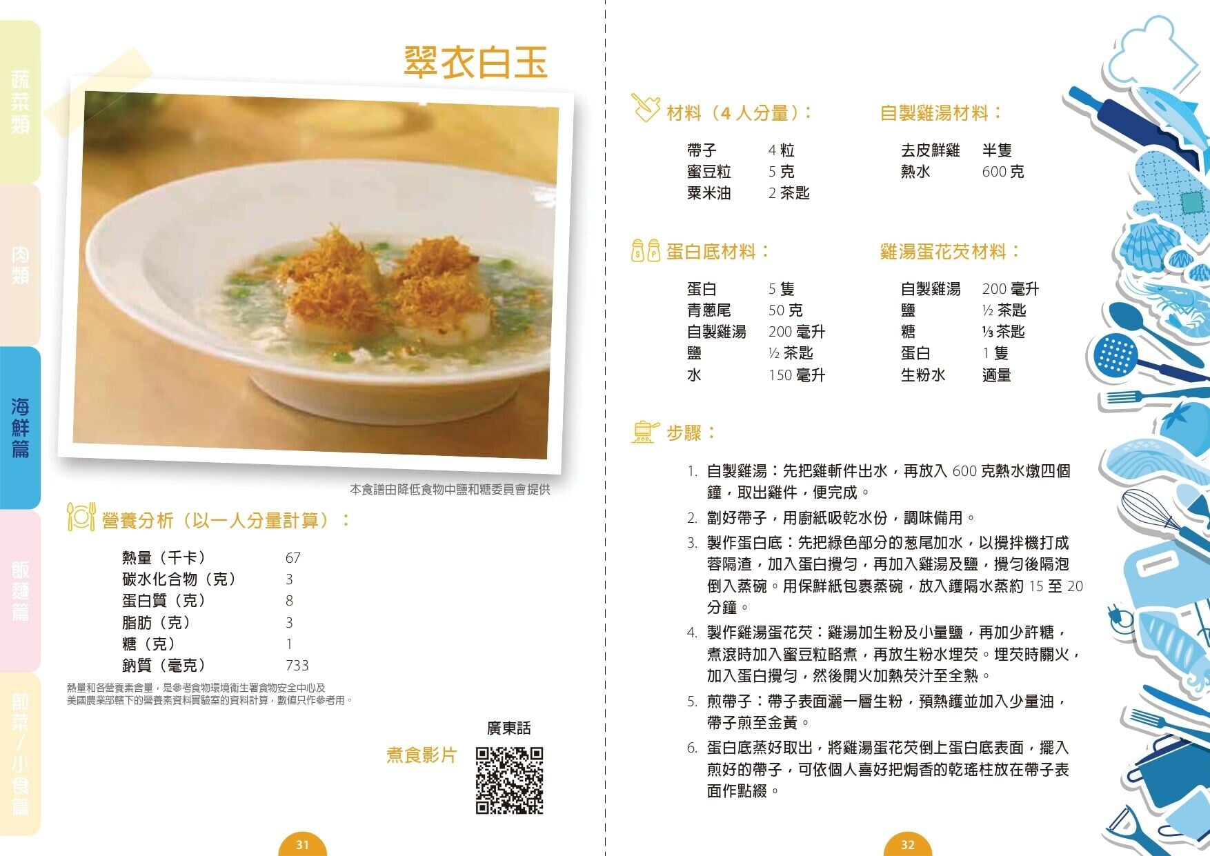 翠衣白玉食譜