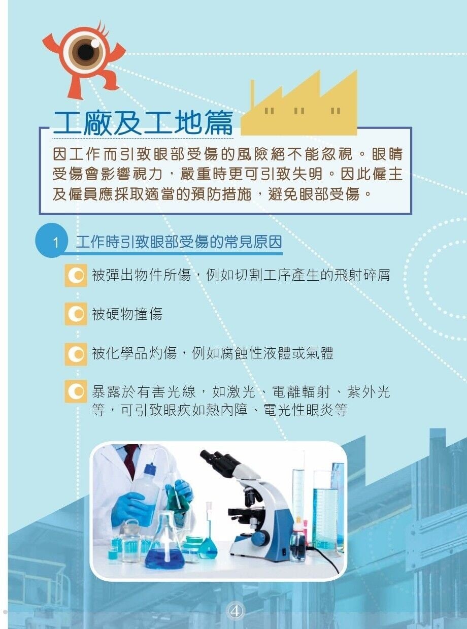 工作與護眼工廠及工地篇（勞工處）