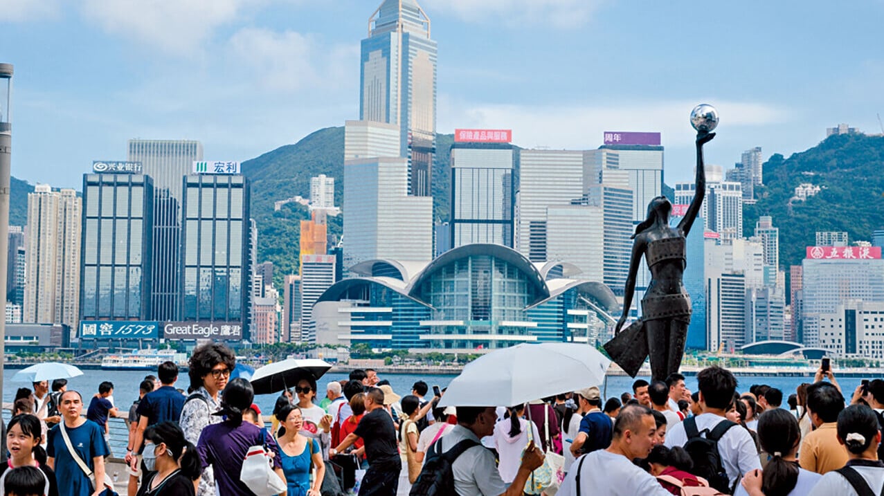 外地人才來港增加了國際學校的需求，尤其頂尖國際學校學位更是一位難求。(中通社)