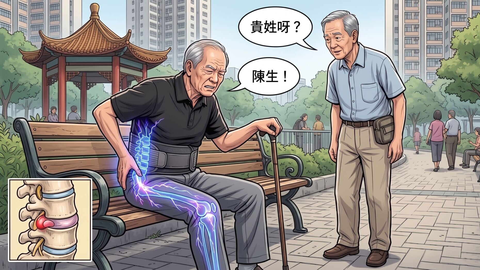 誰懂伯伯腳痛，難以行穩致遠？