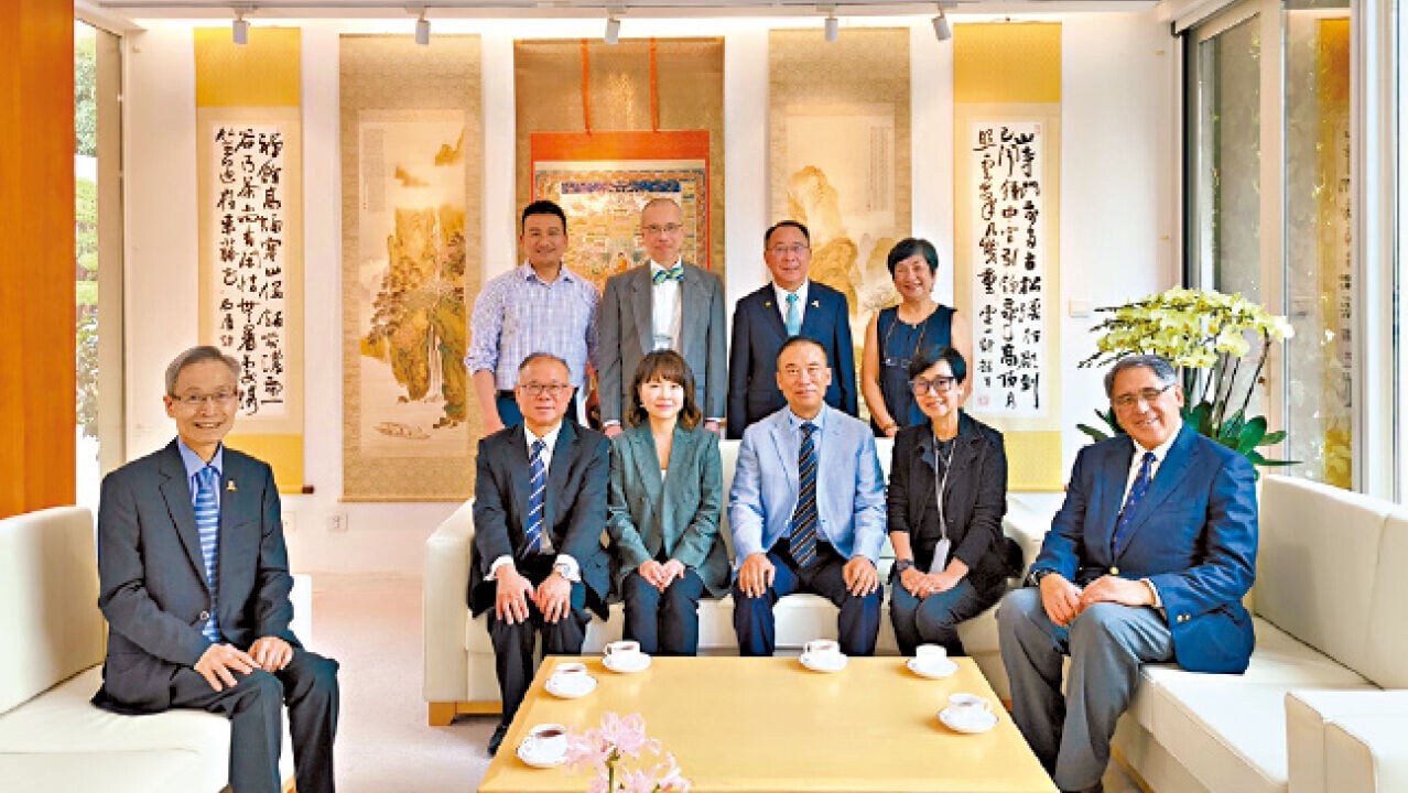 拜訪中文大學(深圳)徐揚生校長
