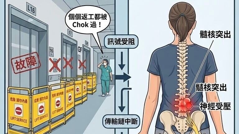 腰椎間盤突出：拆解迷思的「電梯簡報」