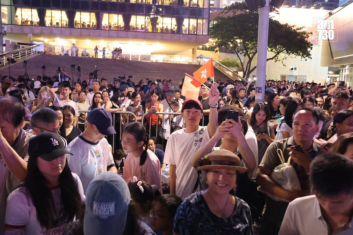 2025年的國慶煙花匯演。(資料圖片/林俊源攝)